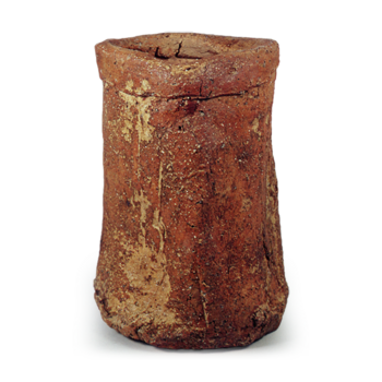 Shigaraki Triangular flower vase