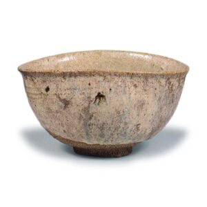 Tea bowl, Madara-garatsu type