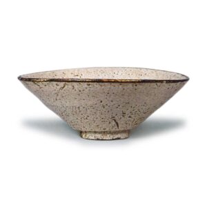 Tea bowl with black rim, known as "Wakatake", Seto-garatsu type