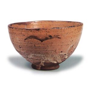 Tea bowl with grass design, E-garatsu type