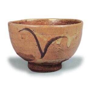 Tea bowl with grass design, E-garatsu type