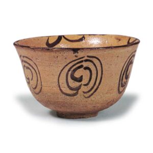 Tea bowl with spiral design, E-garatsu type