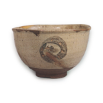 Tea bowl with design of cross within circle, E-garatsu type