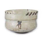 Tea bowl with figure design, E-garatsu type