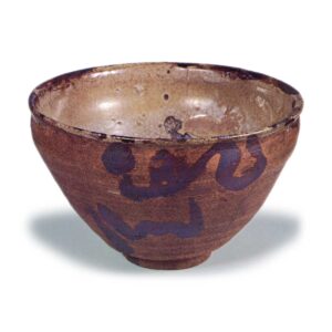 Temmoku tea bowl, E-garatsu type