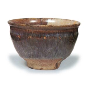 Temmoku tea bowl, Kuro-garatsu type