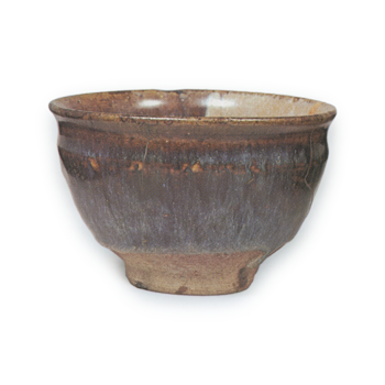 Temmoku tea bowl, Kuro-garatsu type