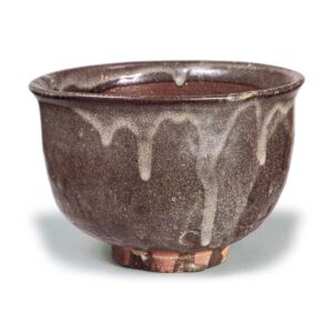 Tea bowl, Kuro-garatsu type