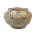 Jar with flowering grass design, E-garatsu type