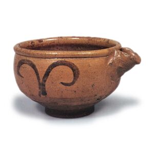 Beaked bowl with grass design, E-garatsu type