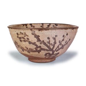 Bowl with plum-tree design, E-garatsu type