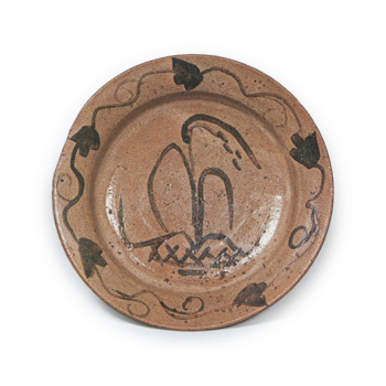 Dish with grass design, E-garatsu type