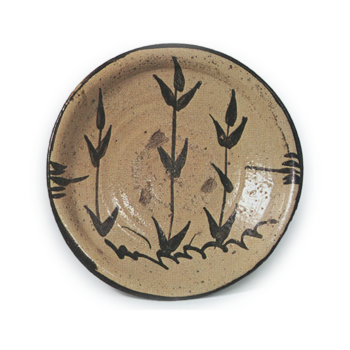 Dish with grass design, E-garatsu type
