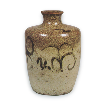 Wine bottle with grass design, E-garatsu type