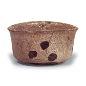 Guinomi (wine cup) with dotted design, E-garatsu type