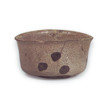 Guinomi (wine cup) with dotted design, E-garatsu type