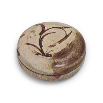 Incense caddy with reed design, E-garatsu type