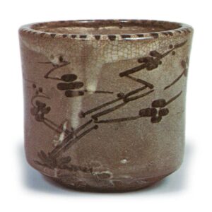 Incense burner with plum-tree design, E-garatsu type