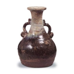 Flower vase with handles, Chosen-garatsu type