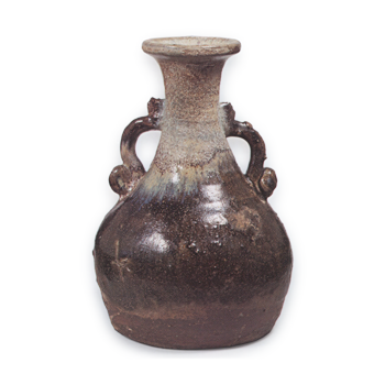 Flower vase with handles, Chosen-garatsu type