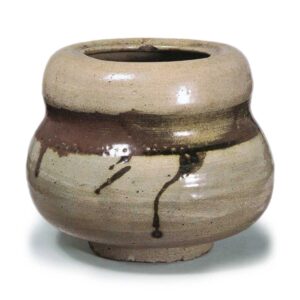 Water jar in the shape of gourd, underglaze red