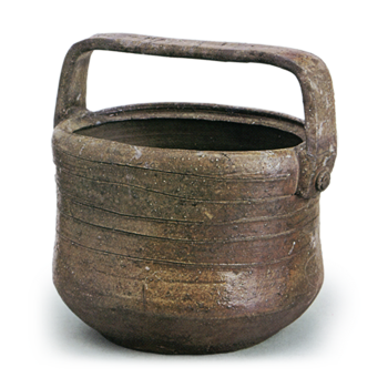 Tamba Water jar with handle across mouth