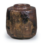 Tamba Tea caddy of katatsuki shape, known as "Ebisu"