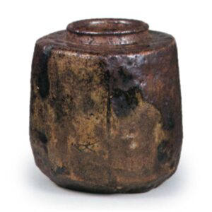 Tamba Tea caddy of katatsuki shape, known as "Ebisu"