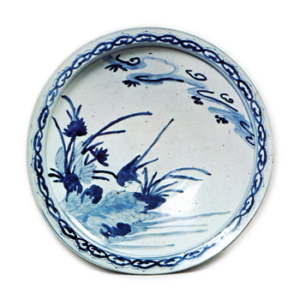 Large bowl with phoenix design,