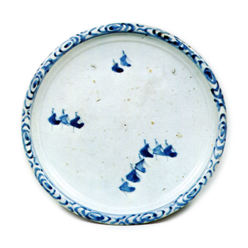 Dith with sailboat design,