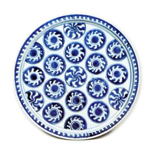 Dish with roundel design,