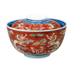 Bowl with, enamelled ware