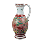 Ewer with plum blossom design, enamelled ware