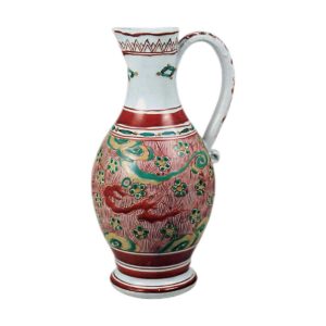 Ewer with plum blossom design, enamelled ware