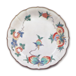 Dish with design of three kinds of fruit, enamelled ware