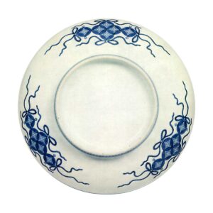 Dish with braiding design. enamelled ware