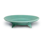 Celadon porcelain tripod dish