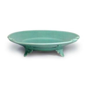 Celadon porcelain tripod dish