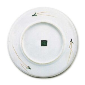 Dish with two monkey design, enamelled ware