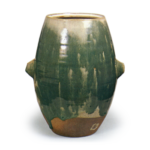 Ninsei: water jar, nagare glaze