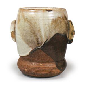 Ninsei: water jar, nagare glaze