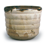 Ninsei: kensui (rinse water jar for use in tea ceremony), white opaqueglaze