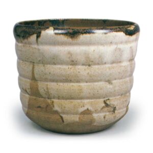 Ninsei: kensui (rinse water jar for use in tea ceremony), white opaqueglaze