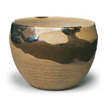 Ninsei: kensui, nagare glaze