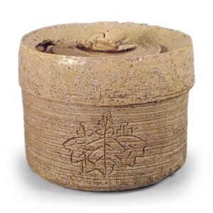 Küchū: water jar with paulownia design, Shigaraki ware