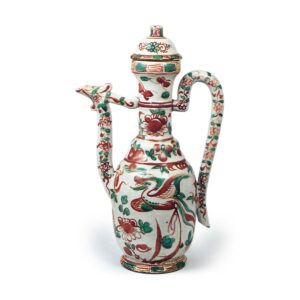 Eisen: pitcher in the style of gosu akae (Swatow ware)