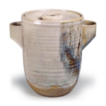 Ninnami: water jar, nagare (running-down) glaze