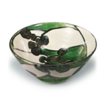 Ninnami: bowl with radish design, enamelled ware