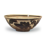 Ninnami: bowl in the style of egörai (Chinese Tz'u-chou ware with black painting over white glaze)