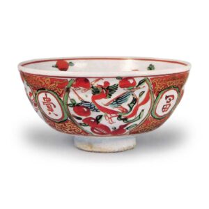 Hozen: bowl in the style of gosu akae (Swatow ware)